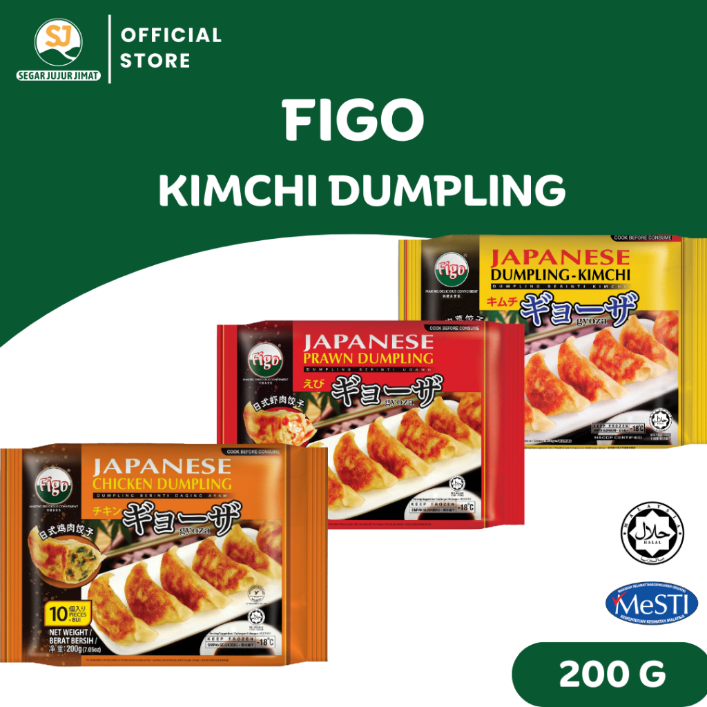 FIGO DUMPLING CHICKEN KIMCHI PRAWN LADU AYAM KIMCHI UDANG HALAL ...