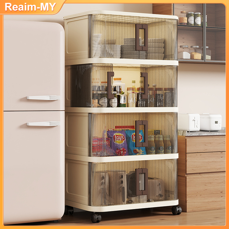 Storage Box Plastic No Need to Install Storage Organizers Wardrobe ...