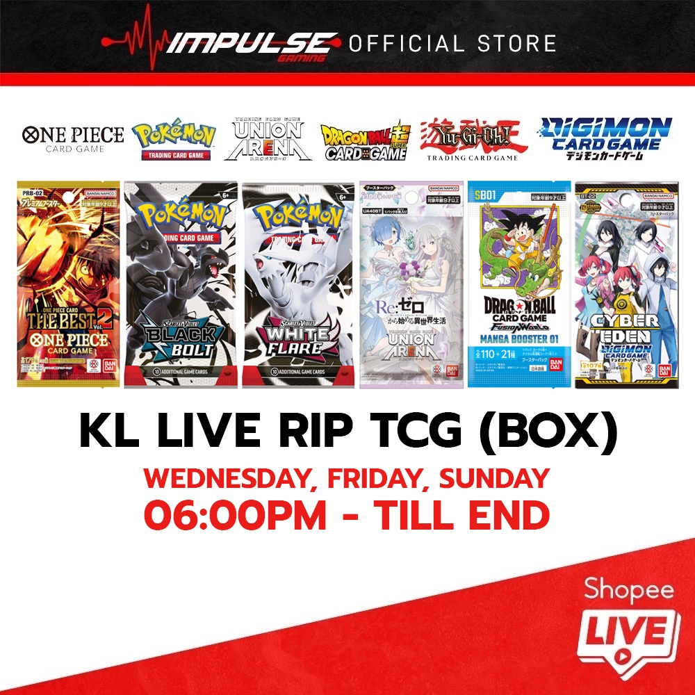 [KL FLAGSHIP LIVE RIP] Pokemon/One Piece Premium Box | Shopee Malaysia