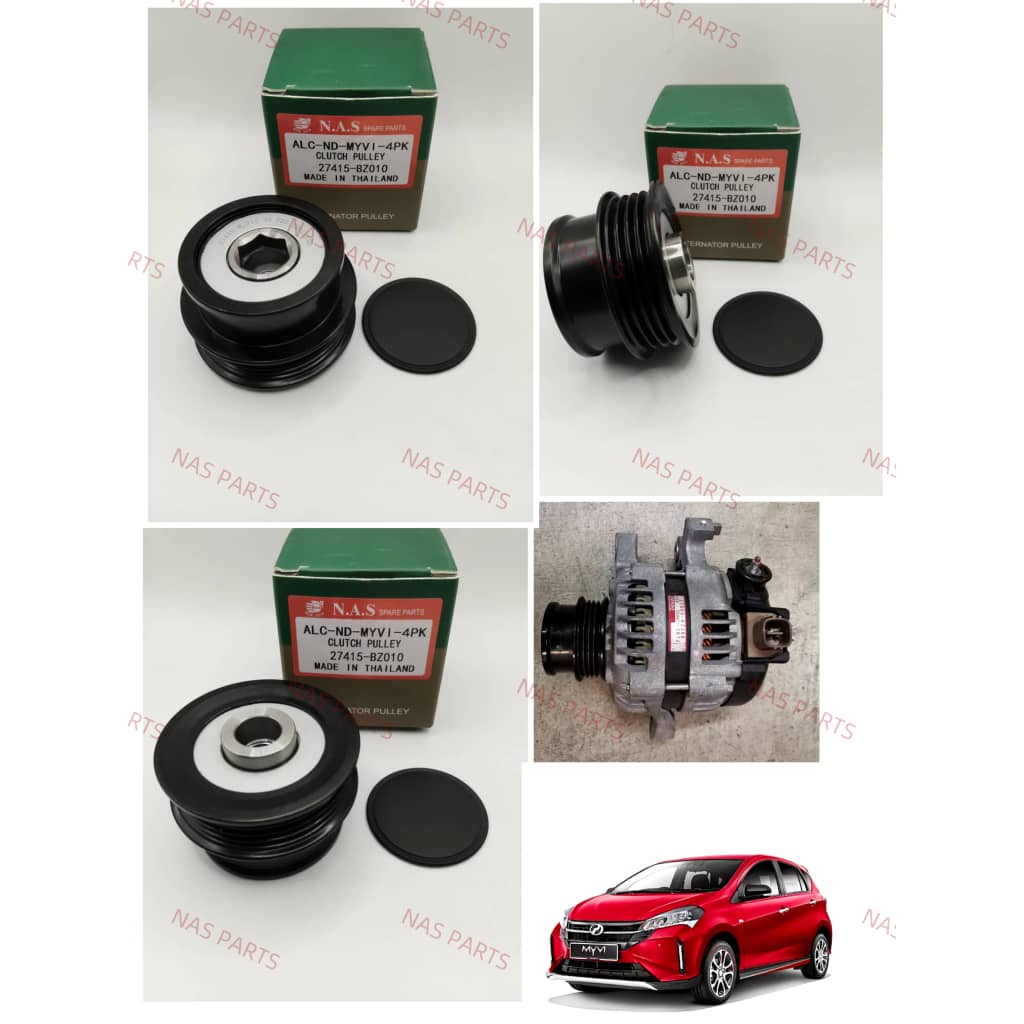 ALC-ND-MYVI-4PK BRAND NAS ALTERNATOR CLUTCH PULLEY FOR MYVI 2018-2020 ...