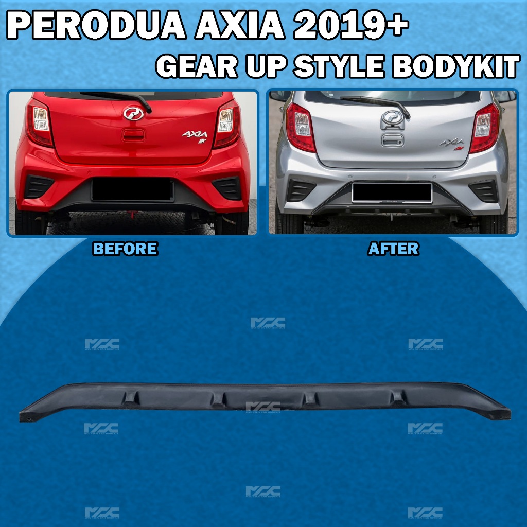 PERODUA AXIA 2019-2020 GEAR UP STYLE FULLSET BODYKIT AXIA G SPEC GU ...