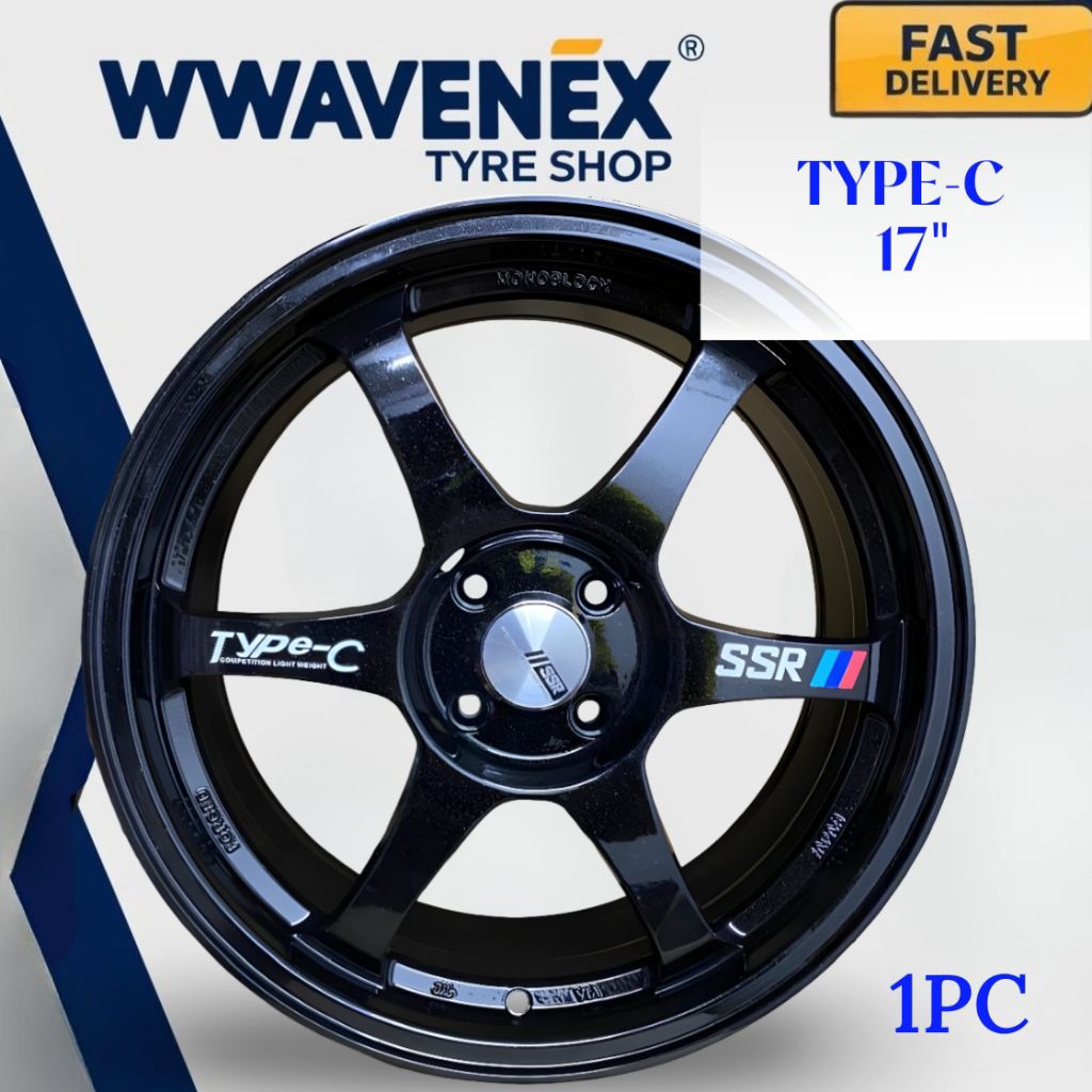 **1pc**Sport rim Type -c SSR 17