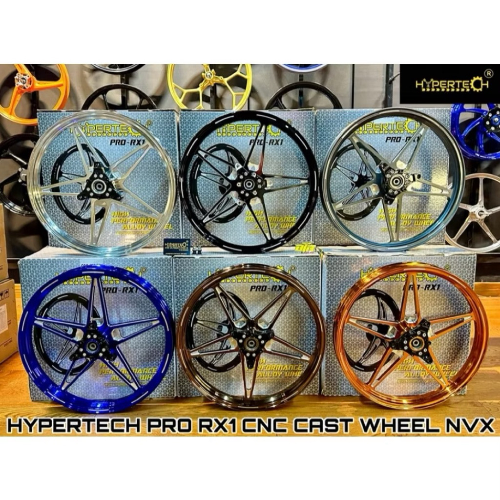 HyperTech PRO-RX1 Cnc Cast Wheel NVX V1/V2 1.60/1.60x17 | Shopee Malaysia