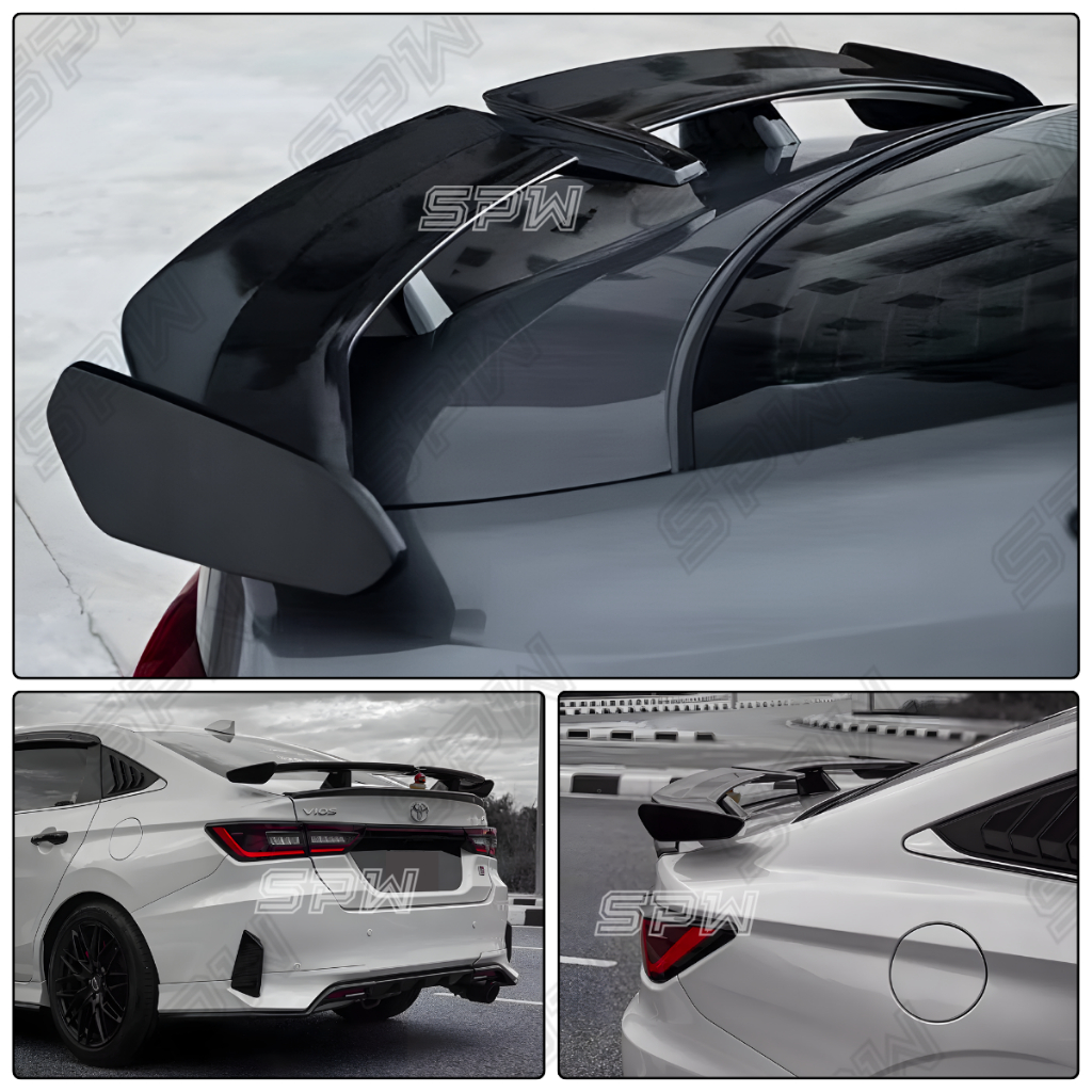 Universal Spoiler TRD V2 GT Wing Sedan Car Rear Lip Trunk Spoiler ...