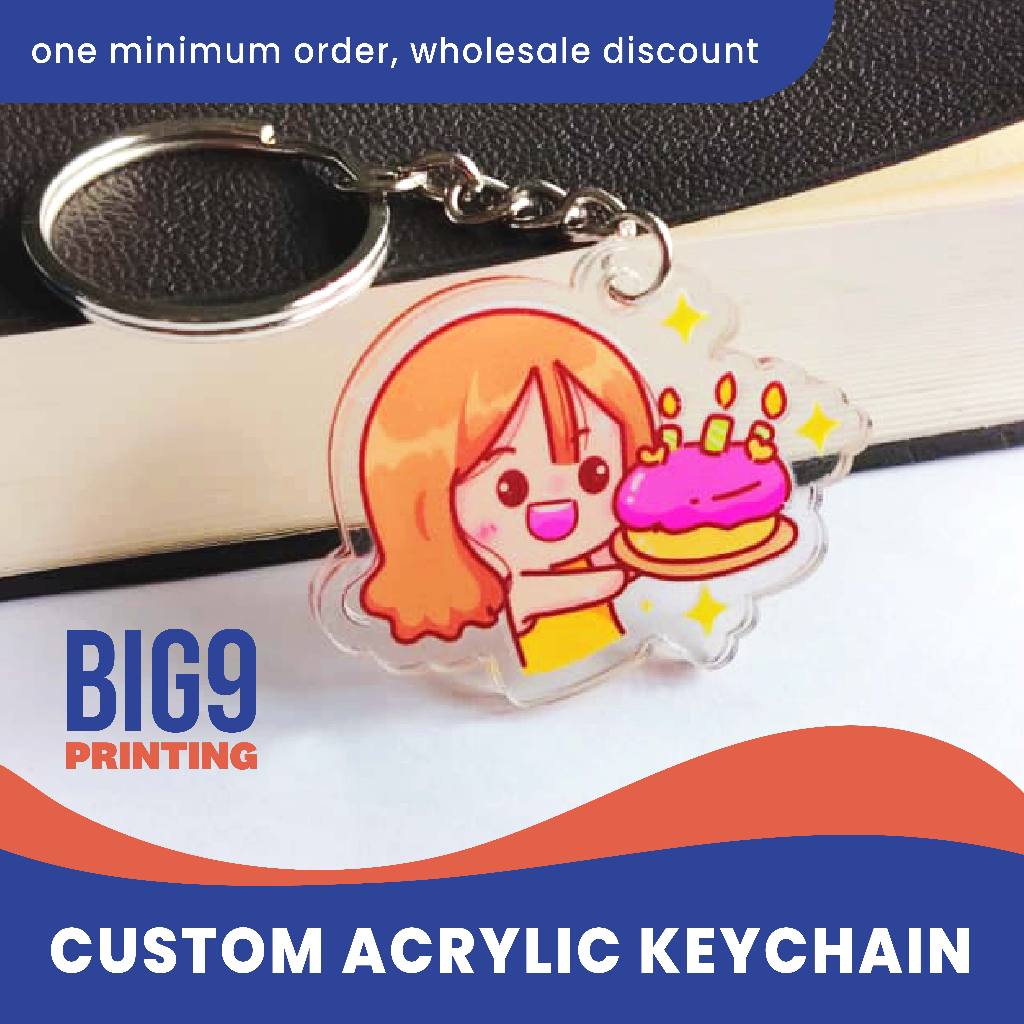 【Custom】Acrylic Keychain钥匙立牌定制Customise Custom Made Cartoon animation ...