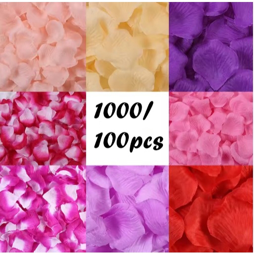 1000Pcs Artificial Rose Petals Flower Petals Fake Flower Petals ...
