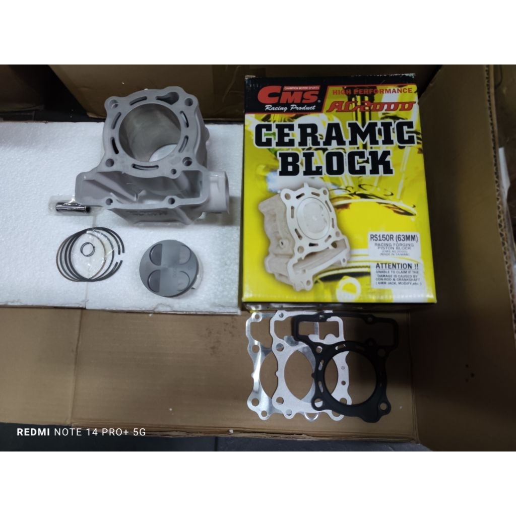 CMS HIGH PERFORMANCE RACING BLOCK UNTUK RS150 | Shopee Malaysia