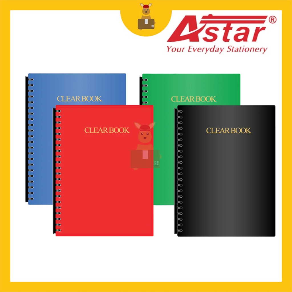 ASTAR Clear Book Clear Holder File Refillable 23 Holes (2320-1 ...
