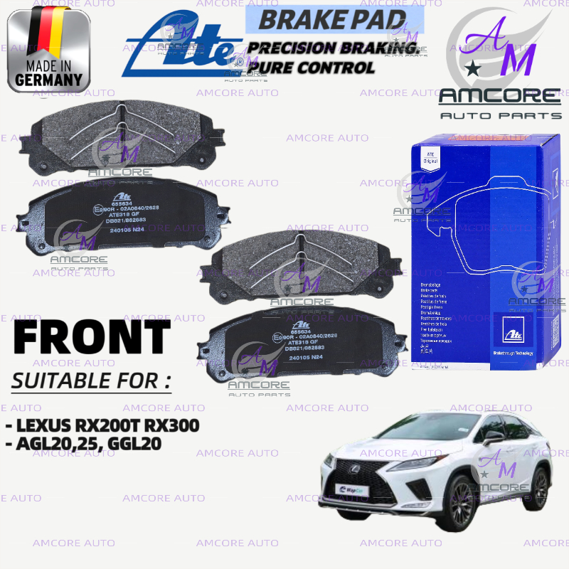 LEXUS RX200T RX300 AGL20 / AGL25 / GGL20 - ATE BRAKE PAD / FRONT BRAKE ...