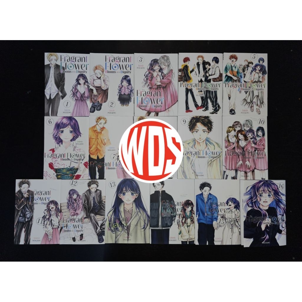Manga The Fragrant Flower Blooms With Dignity Volume 1 17 Fullset