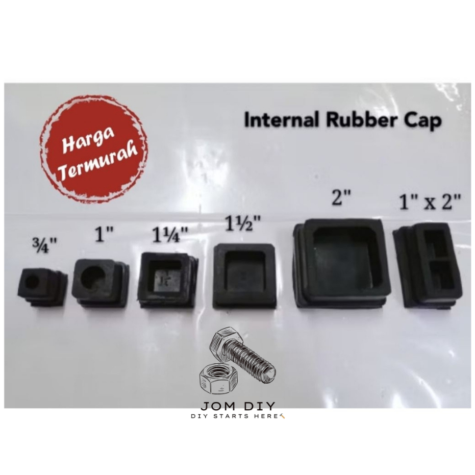 Square Internal Rubber Cap Rubber Cover Getah kaki Sarung Meja Empat ...