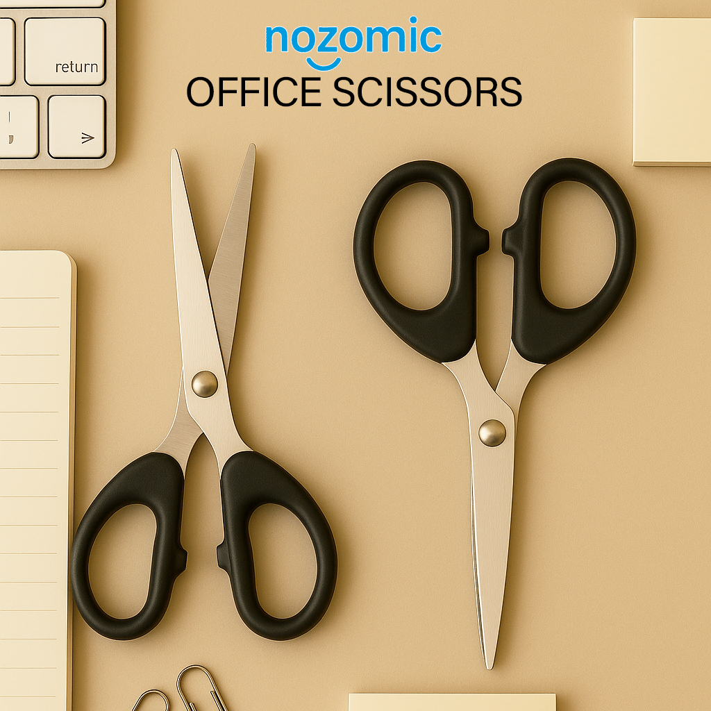 Stainless Steel Office Scissors Paper Cutter School Stationery Alat ...