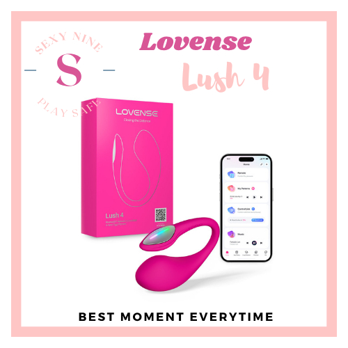 Lovense - Lush 4 App-Controlled G-Spot Egg Vibrator Lush 3 Lush 2 ...