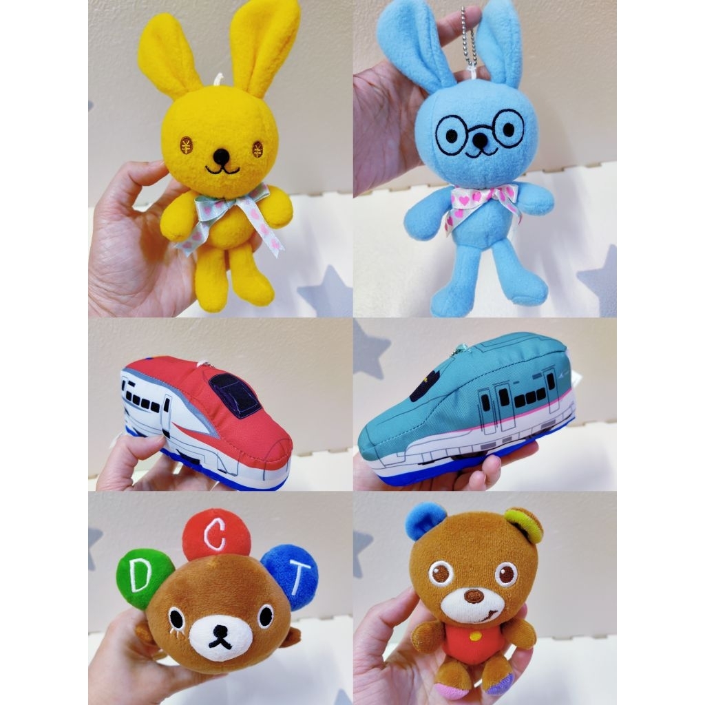 Preloved soft toy SKC7/ Keychain Shinada Rabbit Plarail E6 Shinkansen ...