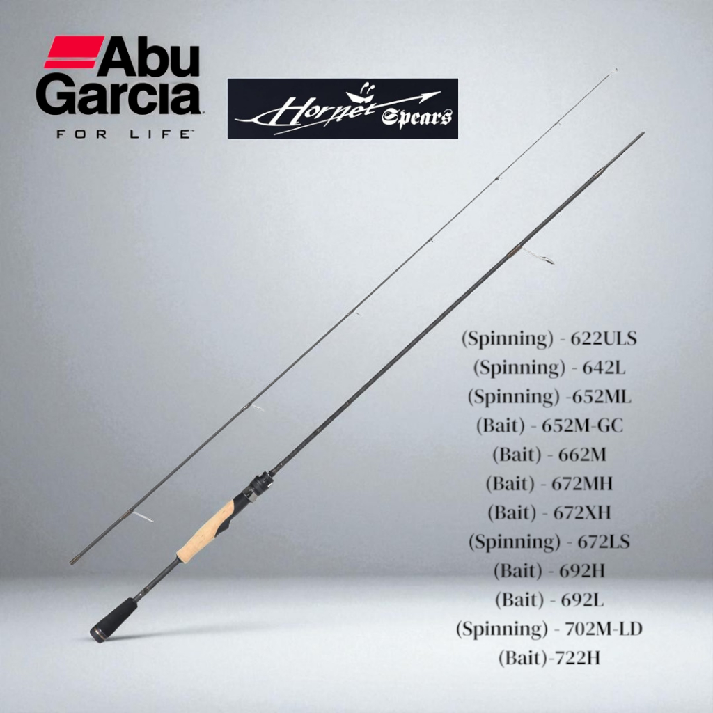 Abu Garcia Hornet Spears Series 2-Piece Bass Fishing Rods | Shopee Malaysia