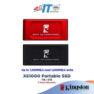 Kingston XS1000 Type-C USB 3.2 Gen 2 External Solid State Drive Portable SSD (1TB / 2TB) Pocket Size