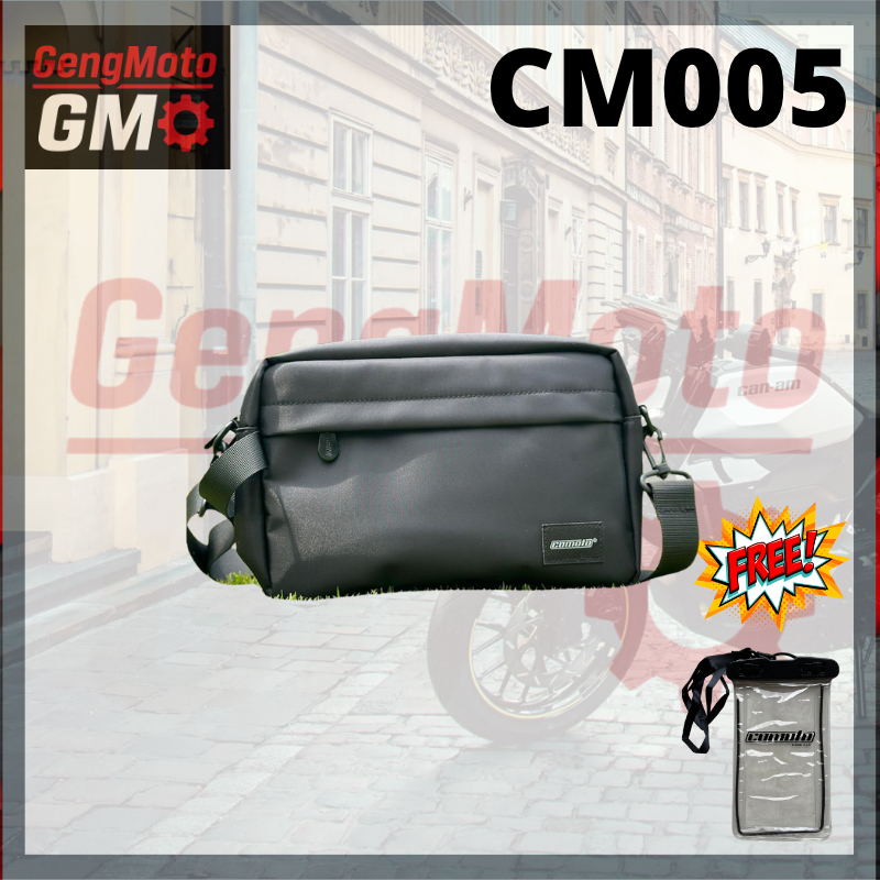 Beg Silang GENGMOTOGM CORE Beg Lelaki Kapasiti Besar Gaya Streetwear ...