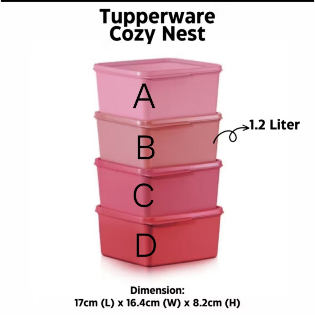 🌸Tupperware Snack n Stack(1piece) 🌸 | Shopee Malaysia