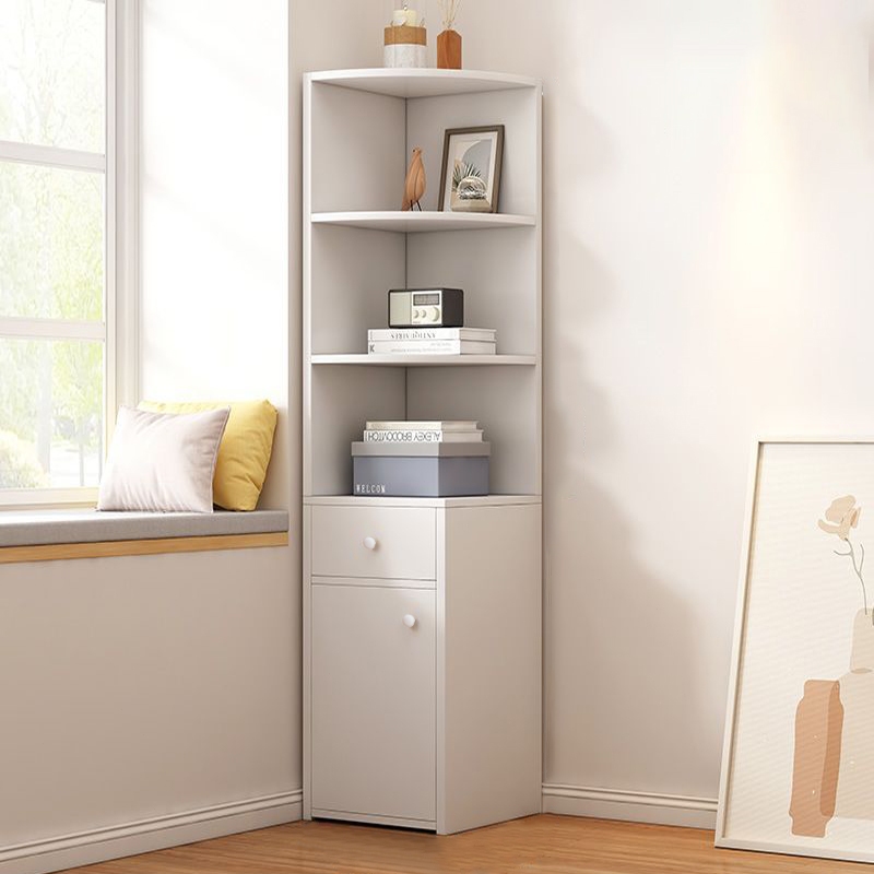Corner Storage Cabinet Layered Storage Minimalist Style Small Apartment ...