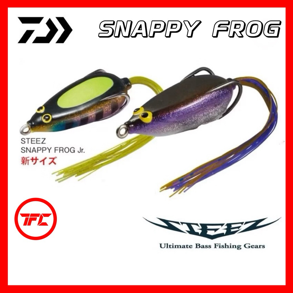 DAIWA Steez Snappy Frog JR 40mm 5.3g Rubber Soft Lure | Shopee