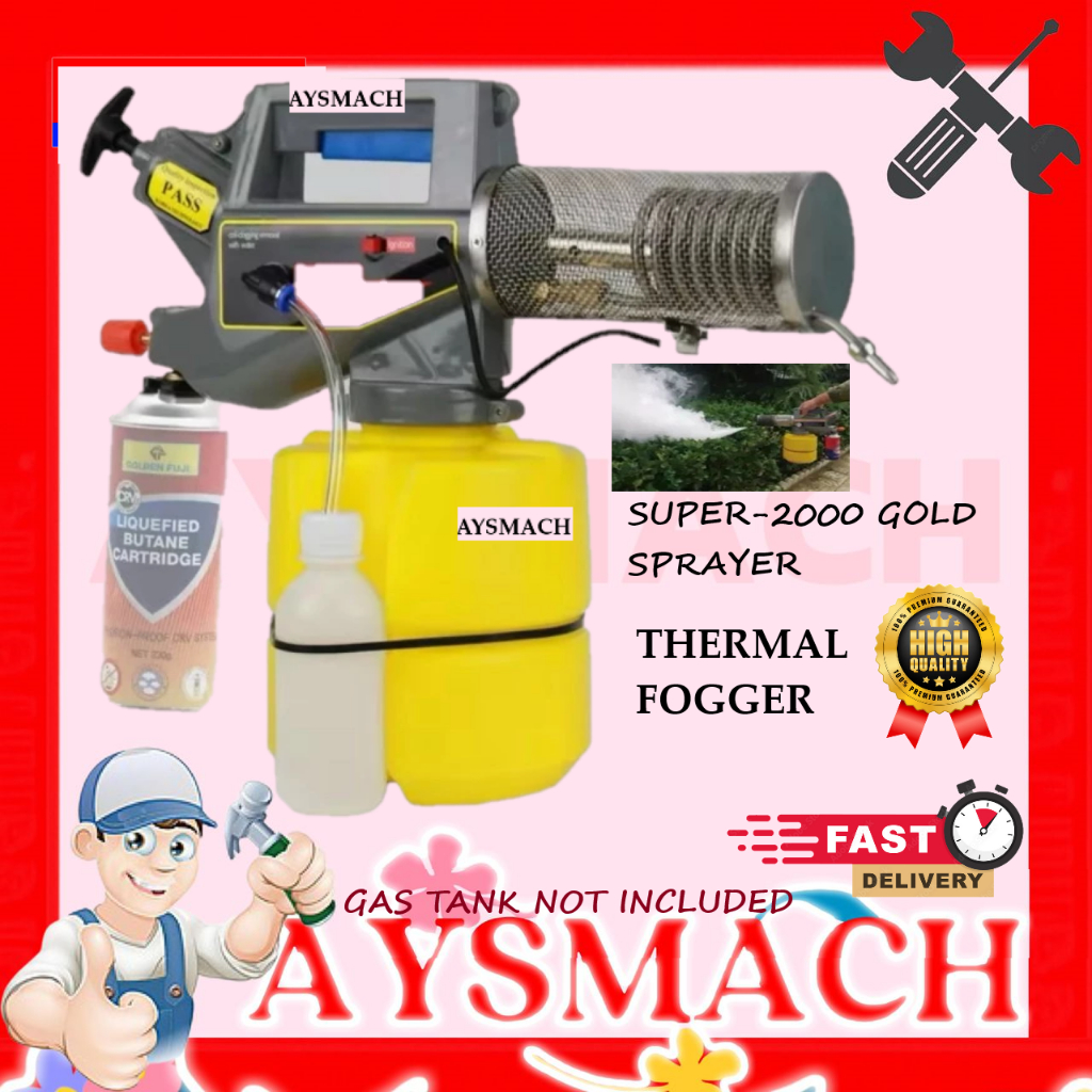 Super2000 2L Mosquito InsectPest Killer Bug Control Thermal Fogger ...