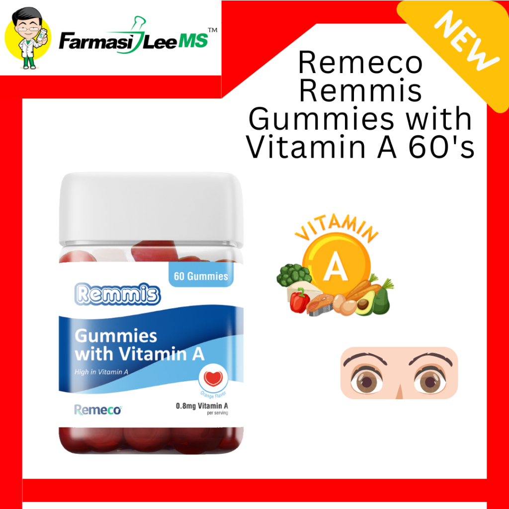 Remeco Remmis Gummies with Vitamin A 60's (EXP 12/26) | Shopee Malaysia