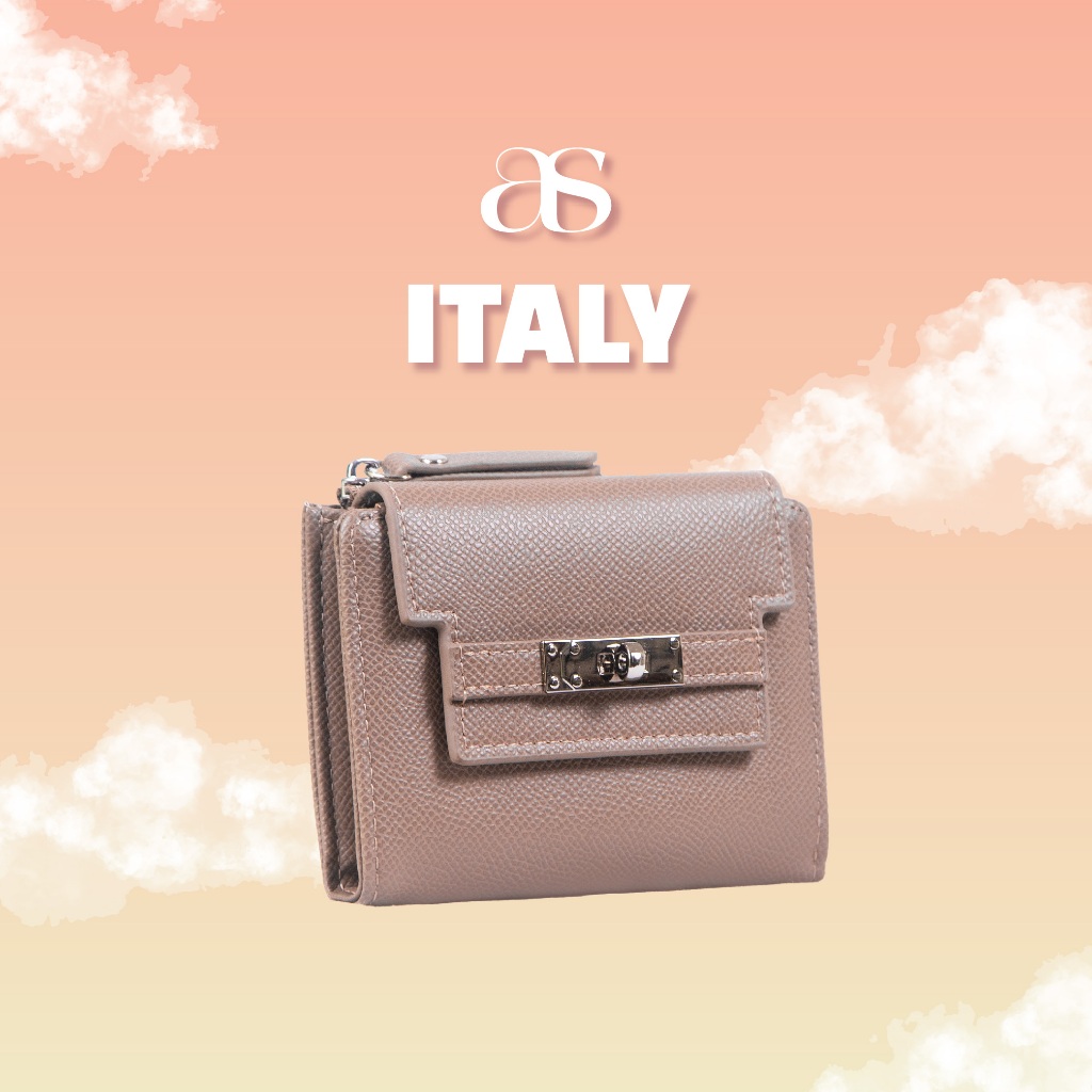 ITALY AS WALLET VEGAN LEATHER | Shopee Malaysia