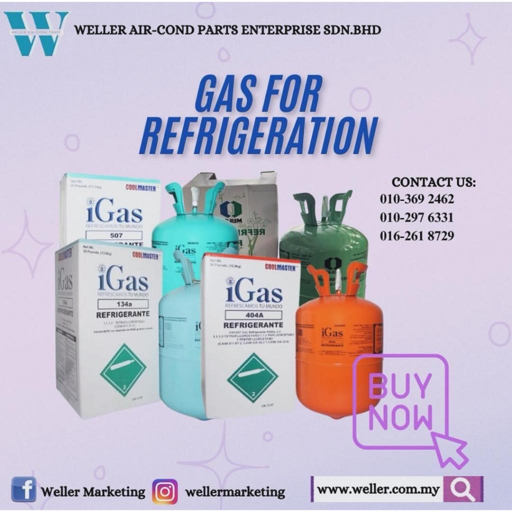 REFRIGERANT GAS R22/R507/R404/R134A/R410a/R290/R407c/R600A/R32 | Shopee ...