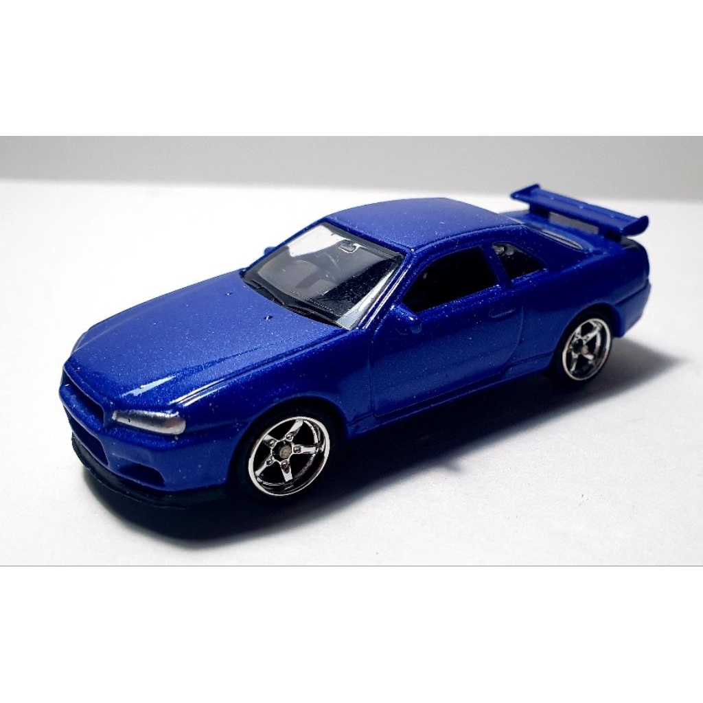 Welly 1:64 Nissan GTR R34 (Loose & unscrew unit) | Shopee Malaysia