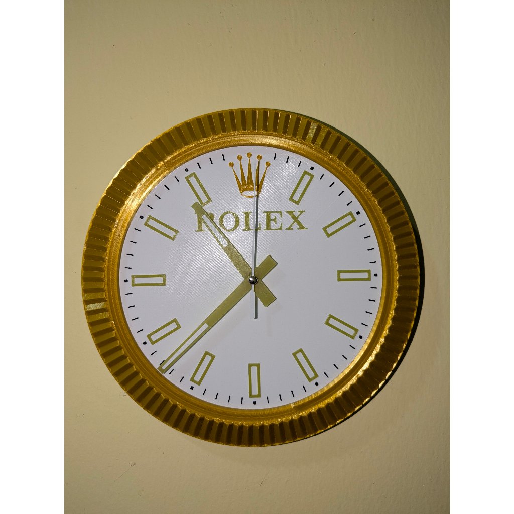 Rolex Replica Wall Clock | Wimbledon Rolex 3D printed | Fully ...
