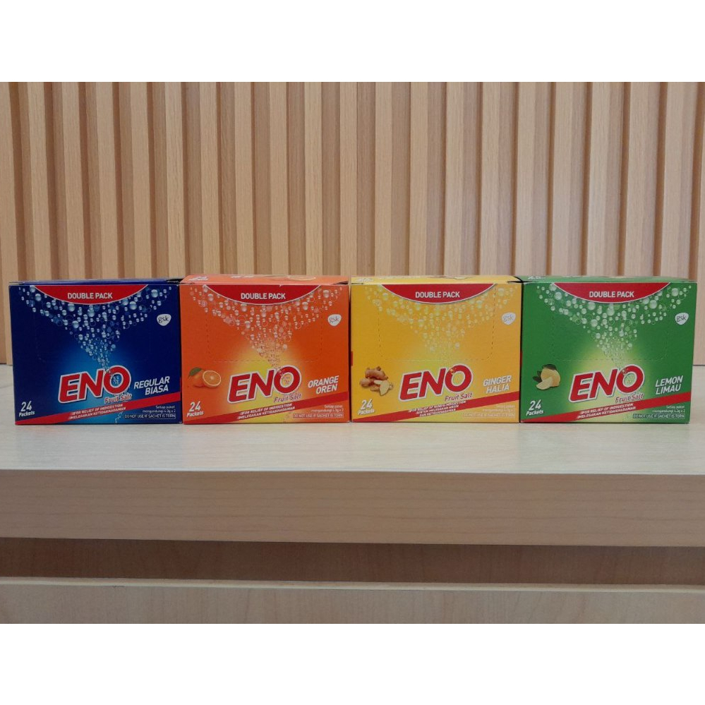 Eno Fruit Salt Double Pack 1 Box Assorted Flavour - Original, Orange ...