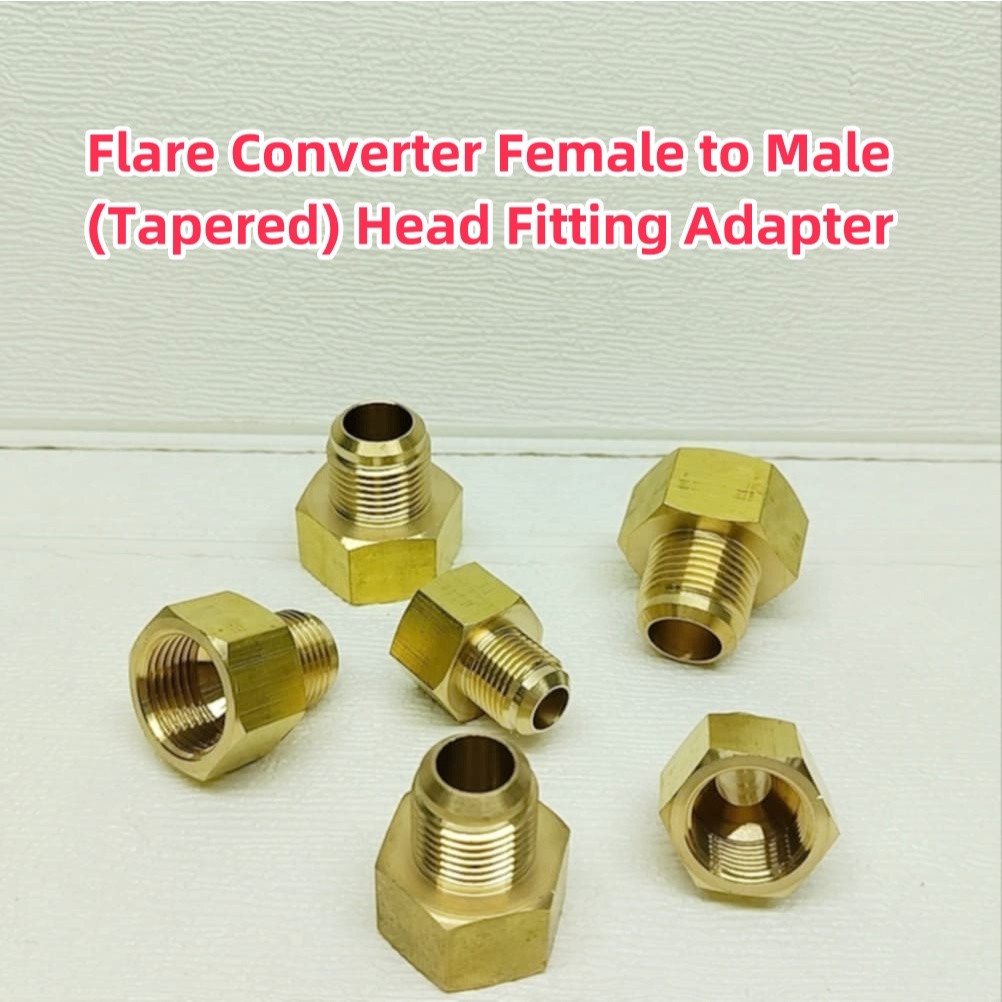 Flare Reducer Internal to External Thread Brass Flare Reducer Adapter ...