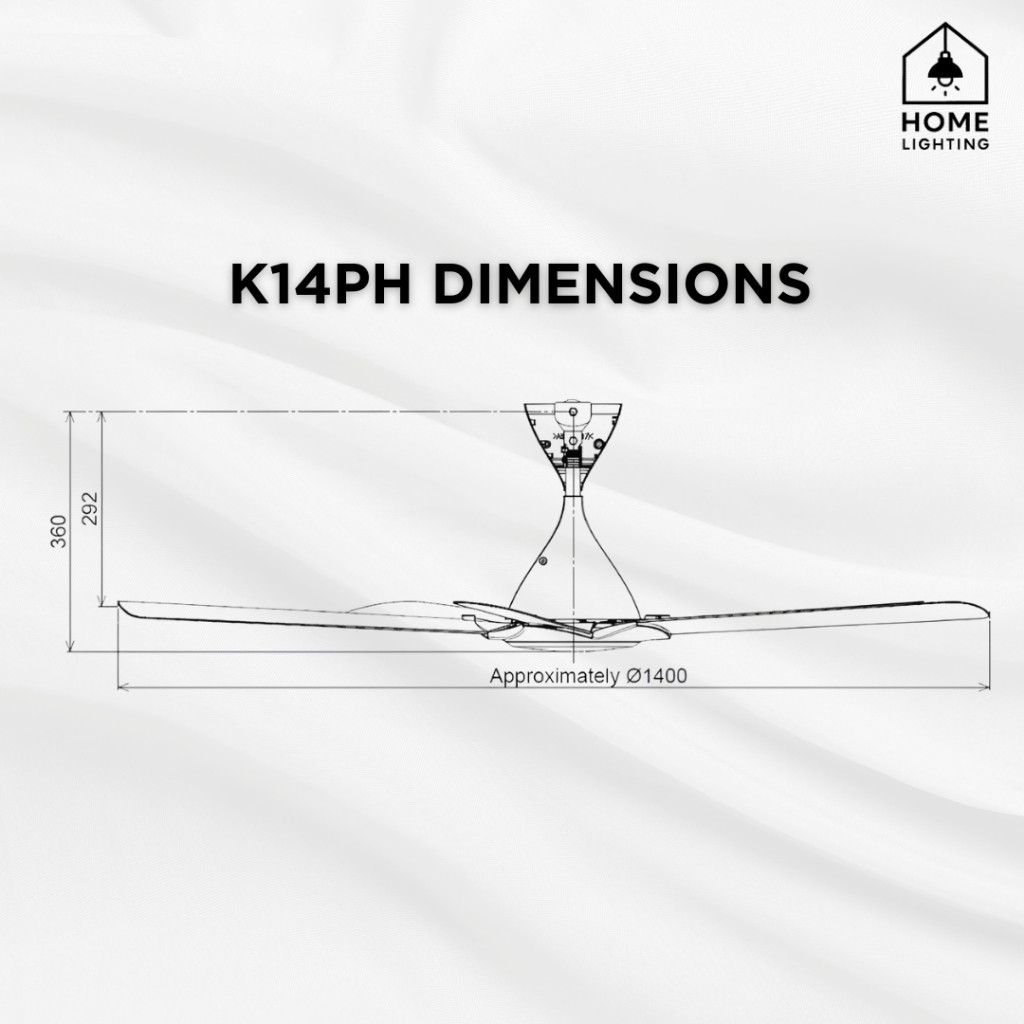 KDK 涼 RYOU Series Ceiling Fan K14PH 56