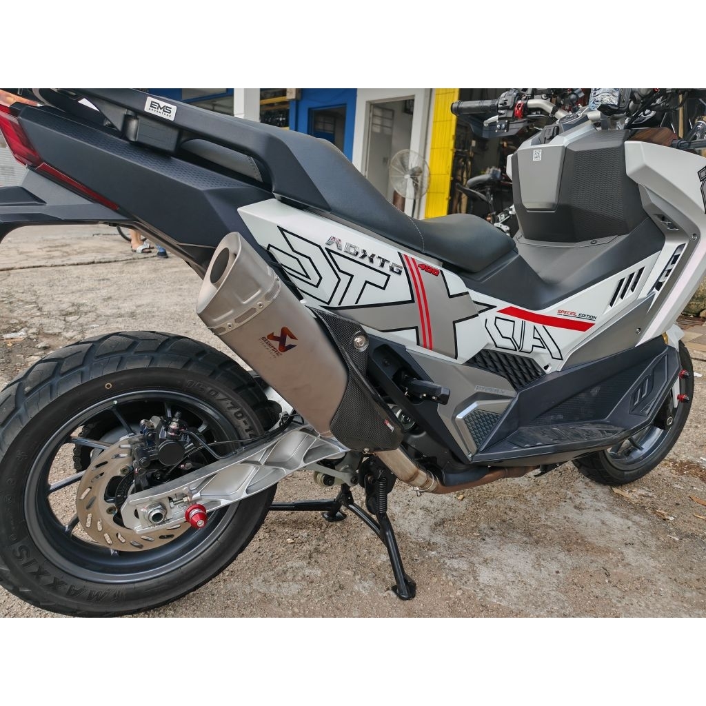 🇲🇾SYM ADXTG 400 sym ADXTG 400 akrapovic 100% titanium 1.6kg (ringan ...