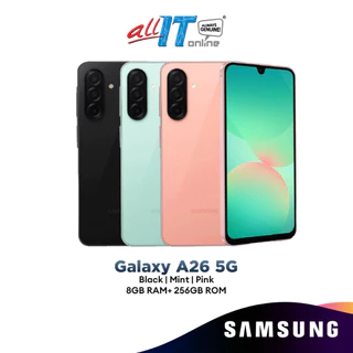 Samsung Smartphone  Galaxy A26 5G 6.7"/2.4G/8GB/256GB [Black | Mint | Pink]