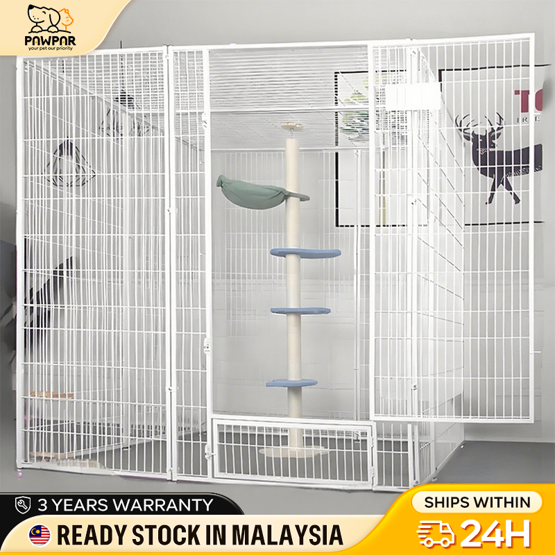 Cat Cage Large XXL Sangkar Kucing Besar Pet Cage Extra Large Free Space ...