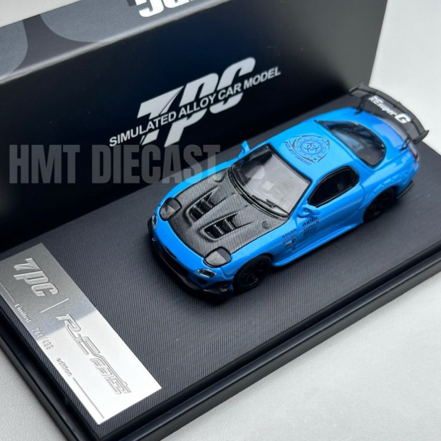 (READY STOCK) TPC 1/64 Mazda RX7 RE - BLUE | Shopee Malaysia
