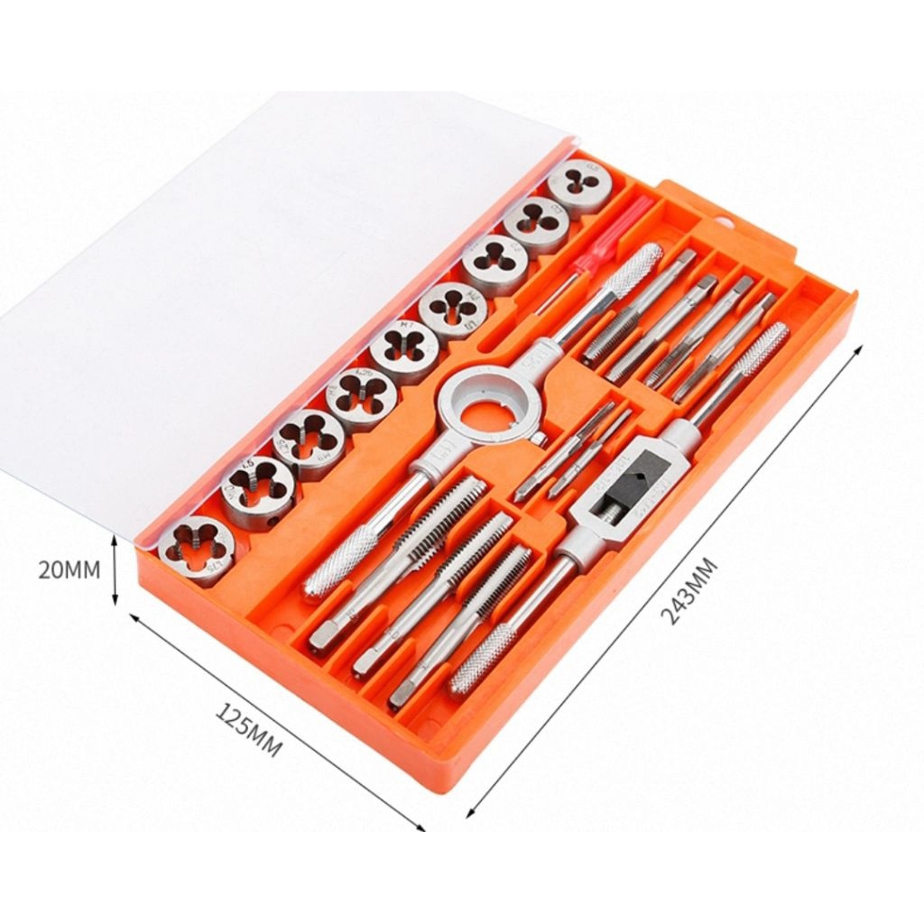 21pcs YZL Metric Tap Threading Die Set | Shopee Malaysia