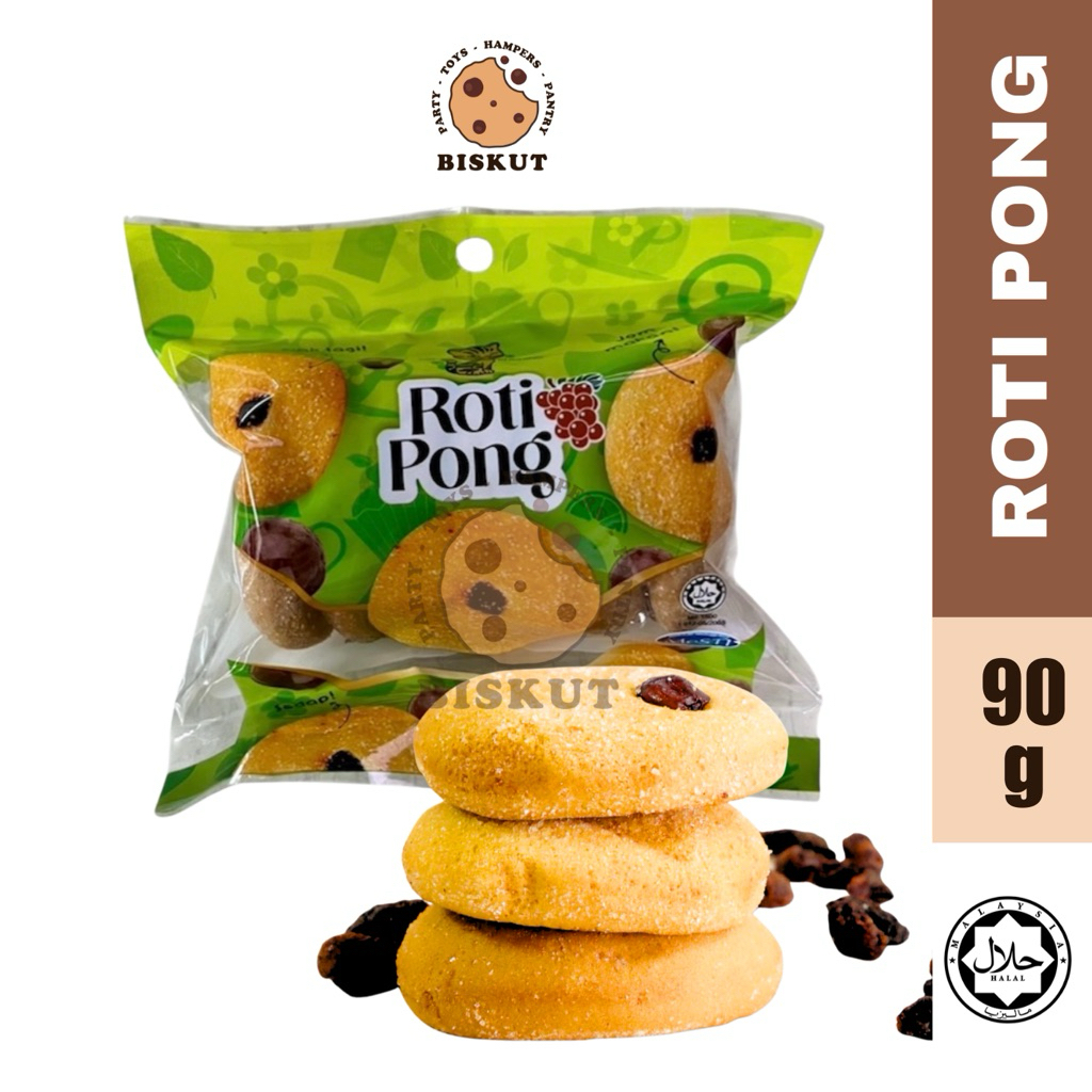 Roti Pong 90g – Traditional Soft Bun with Raisin | Shopee Malaysia