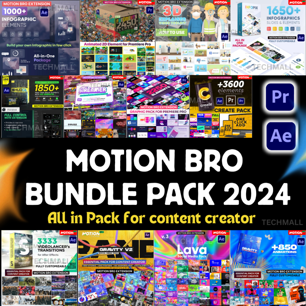 Motion Bro4 Bundle Packs For After Effects PC Windows - Presets ...