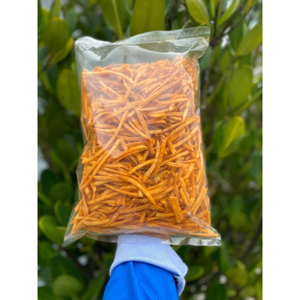 𝙆𝙚𝙧𝙚𝙥𝙚𝙠 𝙁𝙚𝙣𝙙𝙞 Kerepek Ubi Racik Korean Spicy/Ubi Racik Salted Egg [500g ...