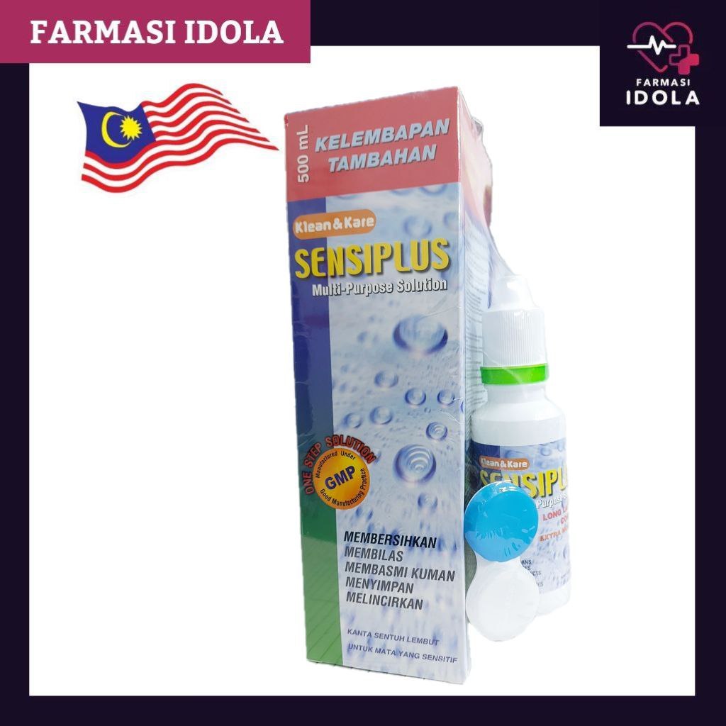 Klean & Kare Sensiplus Multi-Purpose Solution (500ml + 100ml) | Shopee ...