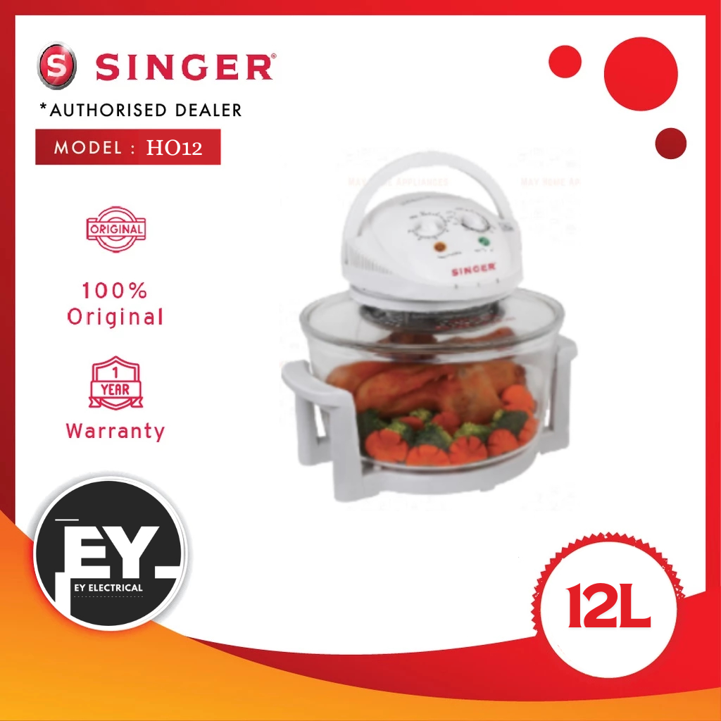 SINGER 12L Halogen Oven | HO12 | Ketuhar Halogen | Shopee Malaysia