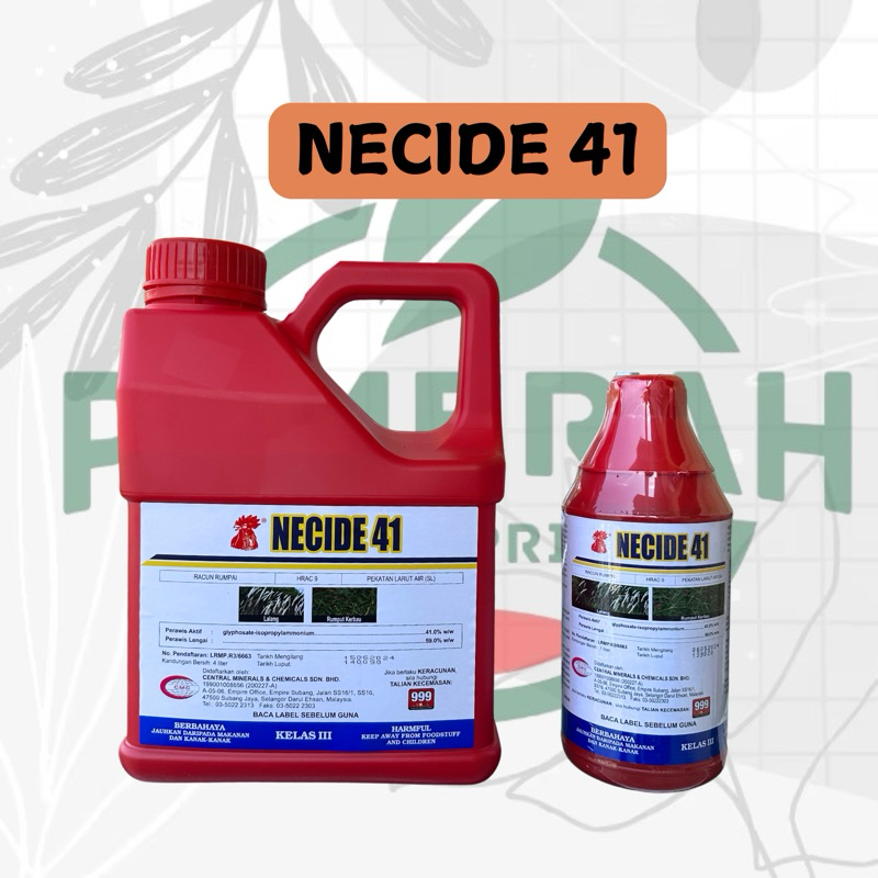 NECIDE 41 RACUN RUMPUT SERAP KE AKAR 1liter/4liter | Shopee Malaysia
