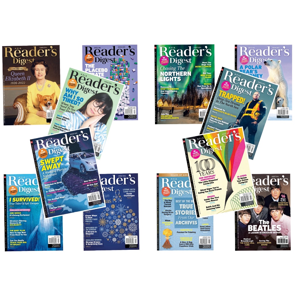 (e-Magazine PDF) Reader's Digest Asia - English Edition, Full Year 2022 ...
