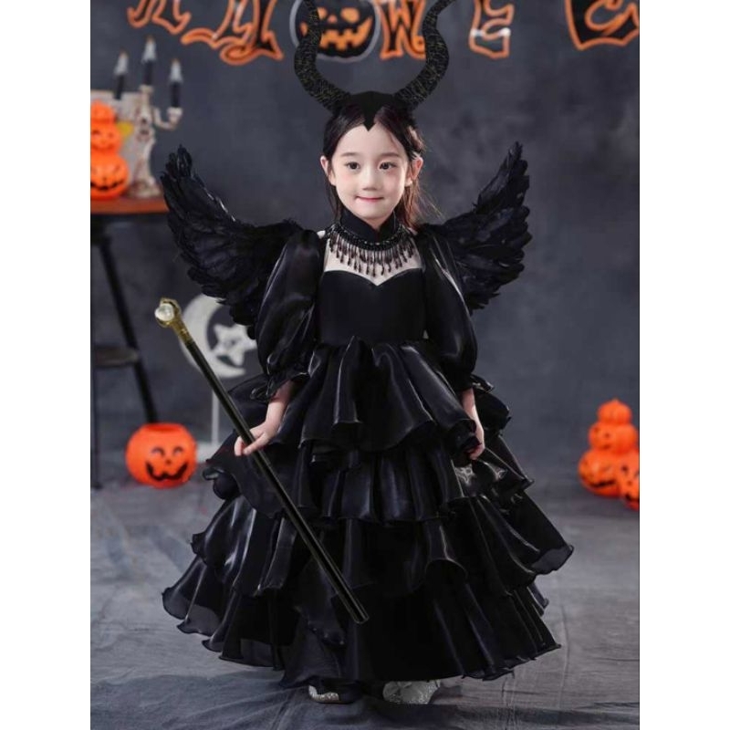Costume Ideas Maleficent Dress Up Child Black Cosplay Maleficent