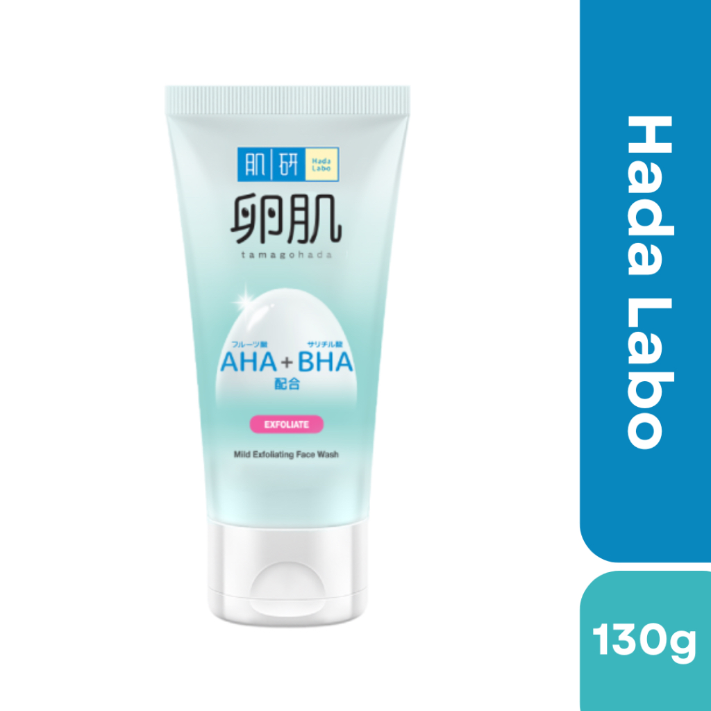 HADA LABO AHA + BHA Face Wash 130g | Shopee Malaysia