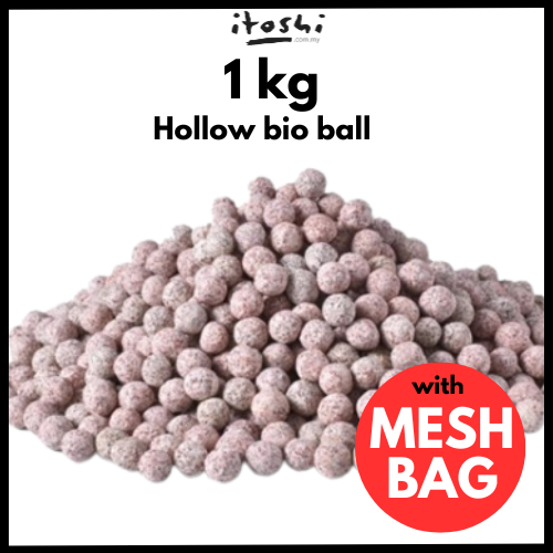 ITOSHI 1KG Hollow Ball Bio Sphere Aquarium Fish Tank Filter Media ...