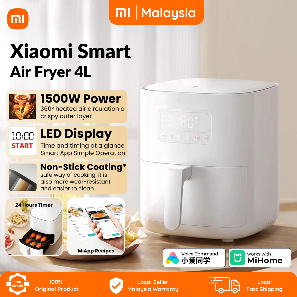 Xiaomi Mijia Smart Air Fryer 4L 1500W Electronic temperature control ...