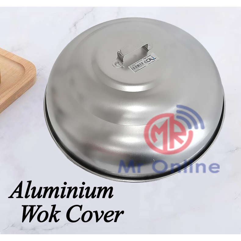 Aluminium Wok Cover/Wok Lid/Pan Cover/Steamer Cover/Cooking Cover/Kuali ...
